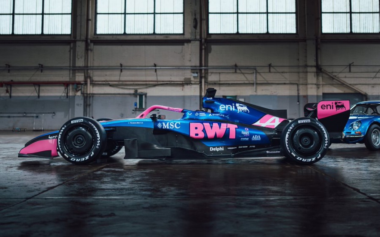 Alpine 2026 livery, Gucci title partner from 2027
