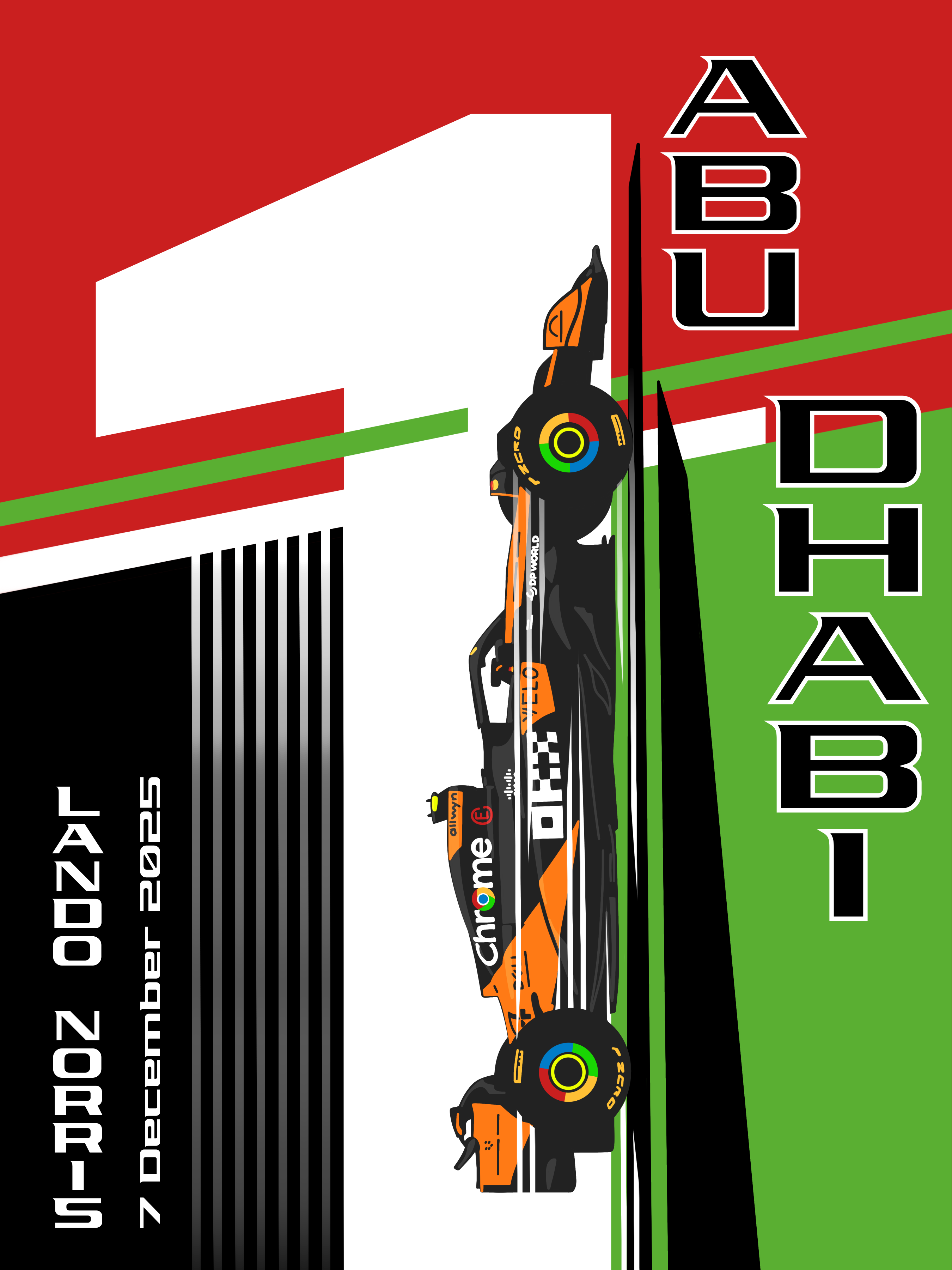 Abu Dhabi Grand Prix poster