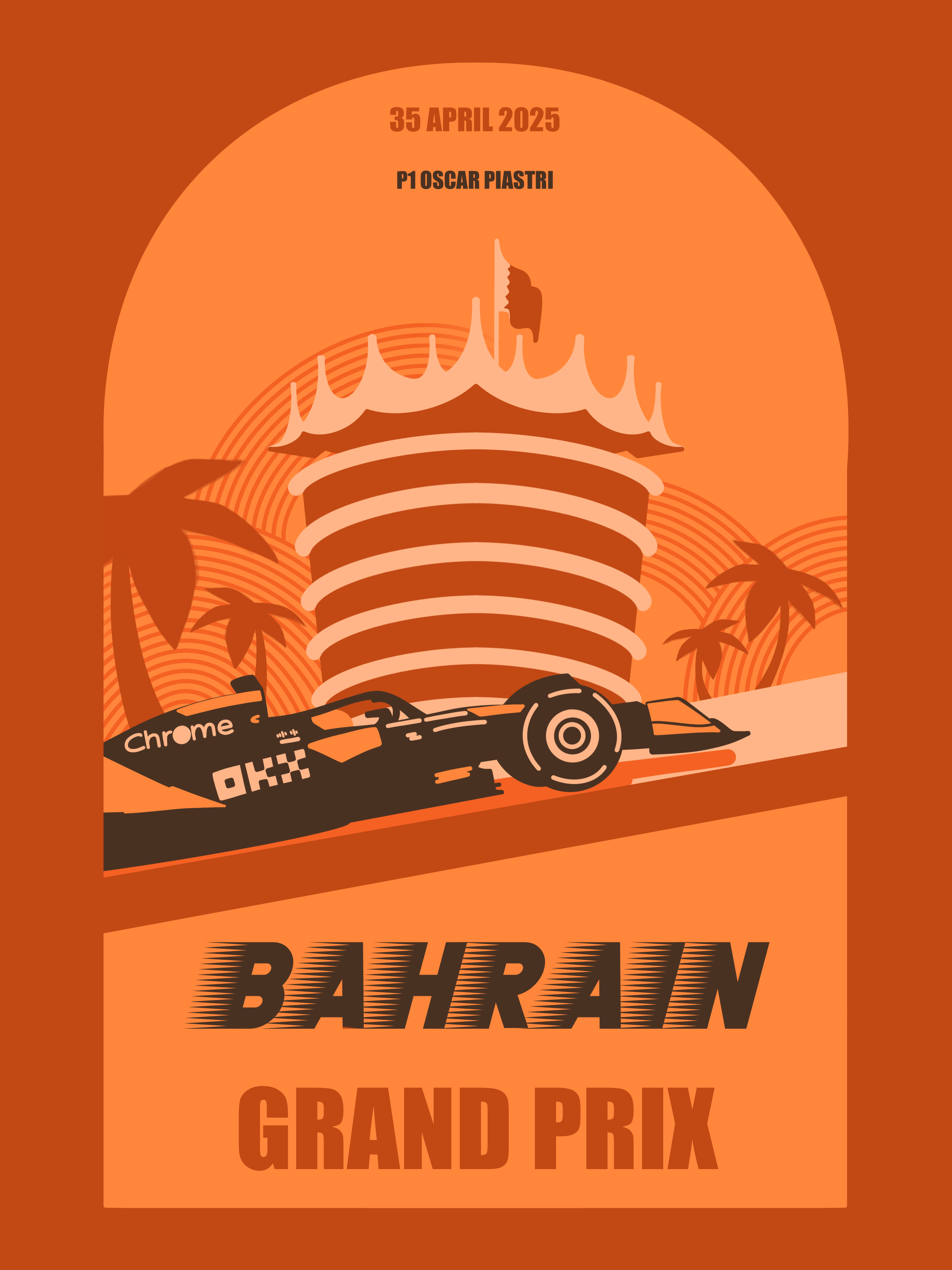 Bahrain Grand Prix poster