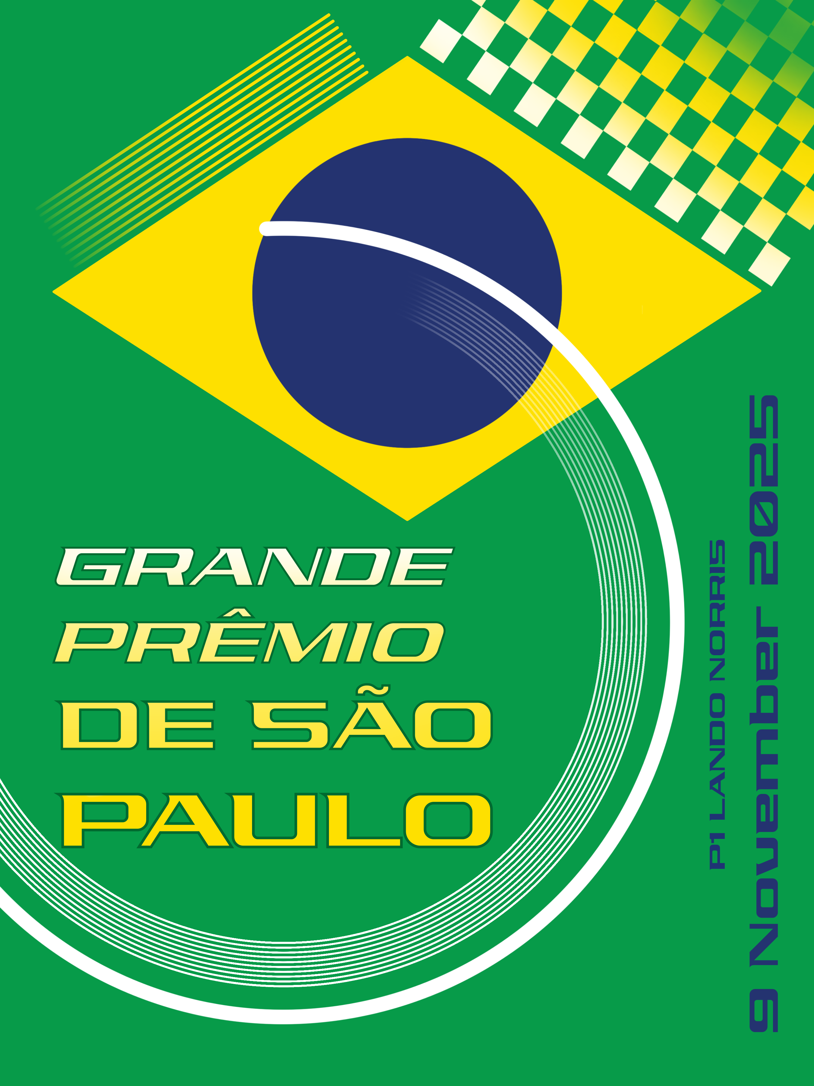 Brazilian Grand Prix poster