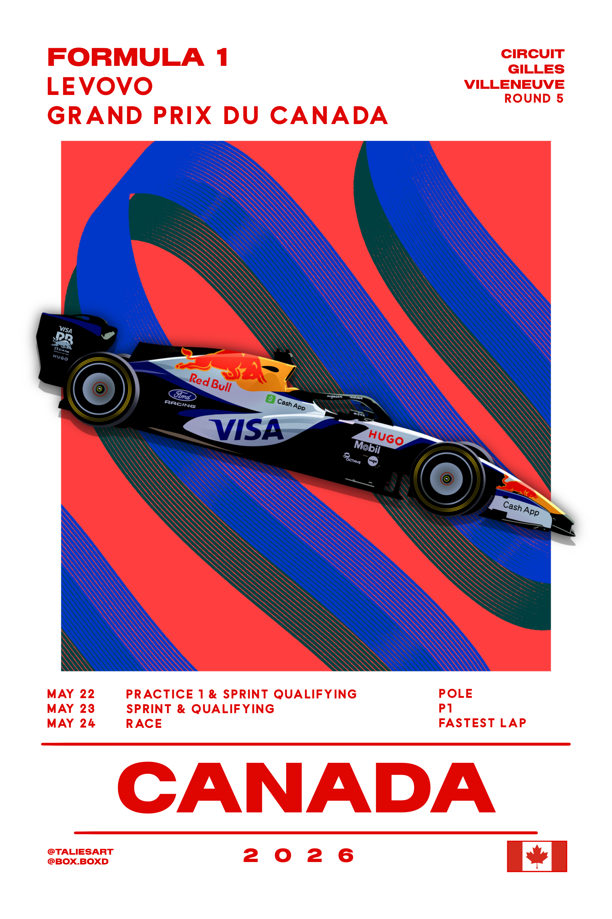 Canadian Grand Prix poster