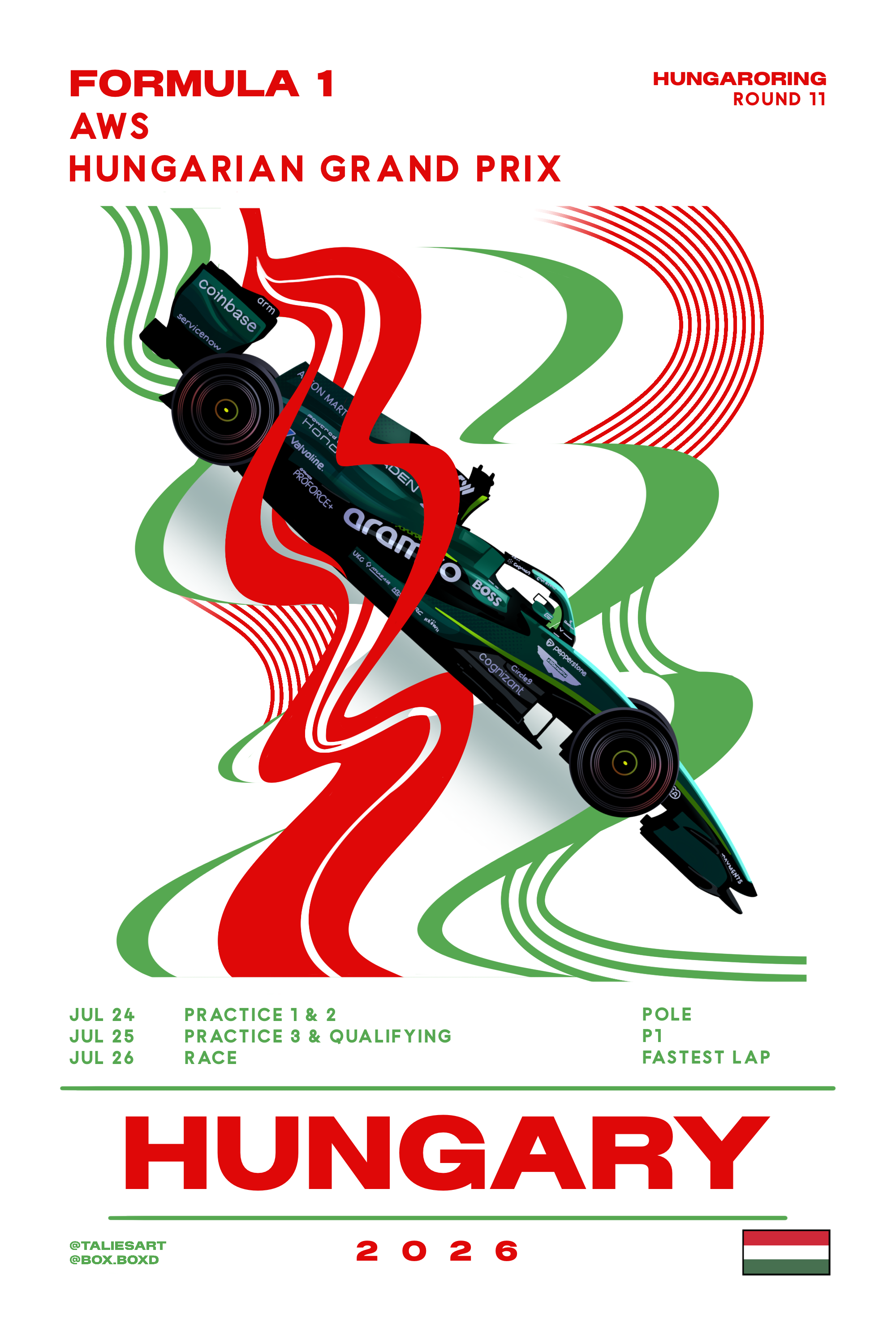 Hungarian Grand Prix poster