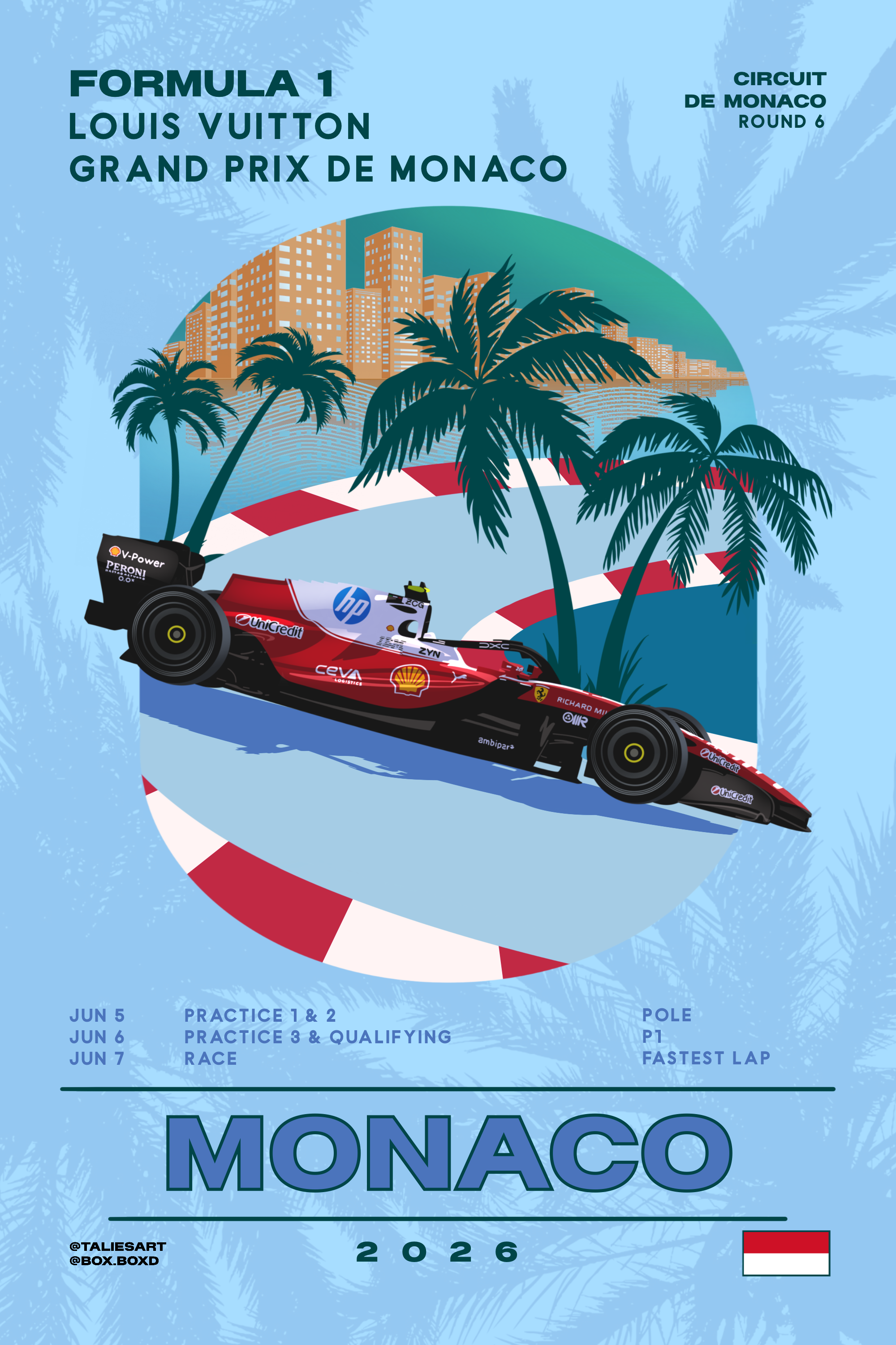 Monaco Grand Prix poster